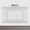Combinación de panel de enchufe interruptor tipo 118 negro estándar americano italiano brasileño tailandés con módulo USB + tipo C