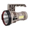 Lanterna nova e forte transfronteiriça super brilhante para exterior de longo alcance alta potência carregamento Tipo-C luz de emergência para trabalho manual