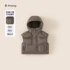 Yibao Ropa para Niños Chaleco Acolchado con Capucha para Niños Otoño e Invierno Chaleco Exterior Chaleco para Niños Invierno Dupont Tres Pruebas