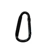 Mosquetão de Liga de Alumínio Totalmente Preto em Formato D e Cabaça Gancho para Case de Fone de Ouvido Bluetooth Mini Chaveiro Acessórios de Joias