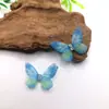 Camada Dupla com Diamantes 3cm Tule Borboleta Feito à Mão diy Adesivos Faciais Maquiagem para Olhos Grampos de Cabelo Acessórios de Cabeça Acessórios para Roupas Acessórios Disparo