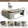 Mesa de jefe Escritorio del presidente Escritorio del presidente Escritorio ejecutivo Senior Sense Mesa de oficina del gerente Combinación de mesa y silla de oficina