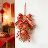 Decorações de Ano Novo para a Porta de Entrada, Frutas da Sorte, Enfeites de Frutas Vermelhas, Dia de Ano Novo, Ano Novo Chinês, Decorações do Festival da Primavera, Montagem de Atmosfera Festiva