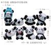 Adorno Lindo de Panda para Micro-Paisajismo, Decoración de Planta Suculenta, Figura Hecha a Mano de PVC Estilo Pastoral