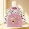 Bata para Bebê para Outono e Inverno, Bav Bavete Infantil para Uso Externo, Impermeável e Resistente a Manchas, Avental de Alimentação para Bebês Meninos