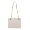 Bolso de mujer texturizado de moda 2026 nuevo estilo moderno elegante bolso de hombro casual cadena color sólido bandolera cuadrado