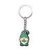 Centenas de St. Pingentes de Chaveiro Dia de São Patrício, Decorações de Chaveiro Chapéu Verde DIY de Borracha Macia em PVC, Itens de Presente