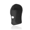 Juguetes sexuales SM para adultos, cubrecabeza con venda, máscara de alta elasticidad, entrenamiento para parejas, ojos y boca abiertos, juguete cubrecabeza de cara completa