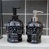 Halloween Crânio Engraçado Higienizador de Mãos Cerâmica Frasco com Bomba Loção de Banho Sub-Frasco Transfronteiriço Cerâmica Sub-Frasco