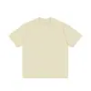 Camiseta de algodón puro de 230 g para todas las estaciones, cómoda y versátil, top unisex clásico de manga corta, camiseta de algodón puro con cuello redondo