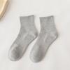 Calcetines para Hombre Tipo Náutico Color Sólido Hilo de Algodón Antiolor Calcetines Invisibles Absorbentes de Sudor Transpirables Deportivos Casuales Calcetines de Corte Bajo