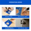 Localizador de abridor de agujeros para bisagras de 35 mm herramienta auxiliar para la instalación de agujeros para bisagras para carpintería doméstica posicionamiento de bisagras de puerta