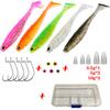 Novo conjunto de iscas artificiais Luya Iscas Macias isca artificial Luya grupo de pesca Texas explosões transfronteiriças AliExpress Amazon pele de camarão