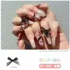 Celebridade da Internet Nail Art Laço de Organza Acessórios Malha de Tecido Tridimensional Renda Decorações de Unhas de Fada Acessórios de Strass para Unhas