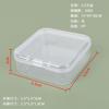 Caja de Plástico PP Rectangular Caja de Almacenamiento Rectangular Caja de Almacenamiento Transparente Caja para Piezas Pequeñas Caja de Embalaje de Productos Pequeños Venta al por Mayor