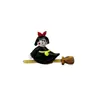 Adornos de Bruja de Vidrio Transfronterizos para Halloween, Gato Negro de Vidrio, Manualidades de Decoración de Escritorio de Fantasma Bruja