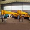 Grúa de Brazo Fijo Hidráulica para Barco Yaxin Manguera Suave 12 Toneladas Brazo de Sección Única Grúa Marina Giratoria 360 Grados