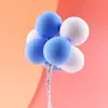 Decorações de Bolo de Aniversário Infantis Tendência Estilo Ins Coreano Urso Pintado à Mão Macarons Coloridos Balões 3D