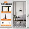 Cortina de Puerta Transparente para Aire Acondicionado para Uso Doméstico, Cortina Divisoria sin Taladro con Cierres de Velcro Magnético, a Prueba de Viento, Aislante Térmico, a Prueba de Frío, Adecuada para Cocina, Uso en Todas las Estaciones