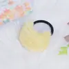 Cuerda para el pelo curva de imitación de pelo de conejo de color caramelo para niña, banda elástica simple para atar, popular en la red coreana, cuerda para el pelo linda de felpa