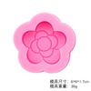 Molde de silicona para trazado de líneas de tulipán y camelia, molde para vela con aroma a rosa, molde para arcilla con pegamento, molde para cerámica blanda