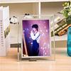 Porta-Retrato de Vidro Hua Chenyu Porta-Retrato de Cristal Pode Ser Colocado Horizontalmente ou Verticalmente DIY Foto de Mesa Presente Criativo de Aniversário Presente