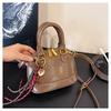 Bolsos transfronterizos moda piel patentada concha brillante bolso para mujer nicho textura bolso de mano para dama ins bolso bandolera