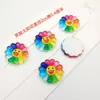 Nuevo Color Flor Sonriente Girasol Resina Accesorios Parche diy Accesorios para el Cabello Accesorios para Funda de Teléfono Venta al por Mayor