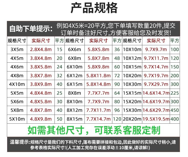 产品规格