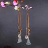 Aretes Turquesa Bohemios Europeos y Americanos Retro Búho Geométricos Atrapasueños Pluma Borla Aretes Mujeres