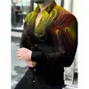 Camisa Casual de Hombre con Estampado de Piel de Serpiente de Manga Larga, Nueva Camisa Estampada Transfronteriza para Hombre para AliExpress y Amazon
