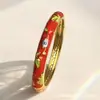 Pulseras de Cloisonné al por mayor, Regalos Artesanales Únicos, Pulseras de Joyería para Adultos, Joyería de Moda Estilo Étnico Retro