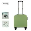 Nova mala de viagem 18 polegadas pequena moderna rodinhas mala com senha para meninas, conveniente para viagens de homens, pode ser usada como bagagem de mão, personalizável
