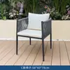 Mesas e Cadeiras para Terraço de Jardim de Vila ao Ar Livre Mesas e Cadeiras para Pátio de Lazer Mesa Longa de Ardósia à Prova de Chuva e Sol Cadeiras de Rattan Mesas e Cadeiras de Hotel