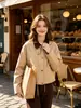 ZA comercio exterior transfronterizo artículo popular de ropa para mujer 2026 otoño nuevo moda europea y americana cuello de pana chaqueta retro americana para mujer