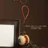 Pingente de Bule de Jacarandá Natural Brinquedo para Alívio do Estresse Chaveiro Estilo Chinês Vintage Peça Artesanal de Mão