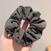 2026 Novo Estilo Estilo Floresta Elástico Alto Prendedor de Cabelo com Laço Preguiçoso, Corda de Cabelo para Rabo de Cavalo em Tecido de Renda para Mulheres