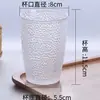 Taza de Agua Transparente de Plástico para PC de Colores con Puntos Resistente a Caídas Engrosada para Barra KTV Taza de Bebida Acrílica Taza de Cerveza
