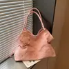 Bolso Tote de Moda Estilo Coreano de Gran Capacidad, Bolso Tote Versátil Nuevo de Tela Bordada con Estrellas, Bolso de Hombro Cruzado de Nicho