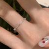 Anel de laço fino com design de nicho simples para mulheres, leve, luxuoso, elegante, fashion, all-match, anel Qingxin para mulheres