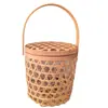 Cesta Pequena de Bambu, Caixa de Presente Trançada de Bambu, Caixa de Embalagem para Lembrancinhas, Presente Cultural e Criativo para o Festival do Barco-Dragão, Cesta de Mão, a Escolha Preferida para Presentes Corporativos