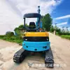 Exportação de Comércio Exterior Escavadeira Kubota U35 com Lança de Giro Zero (Zero Tail Swing) e Lado Deslocável, Adequada para Condições de Trabalho Estreitas, Escavadeira Pequena