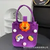 Nuevo Bolso de Mano de Fieltro de Dibujos Animados Bolso Tote Souvenir de Boda para Bebé Bolsa de Fieltro Bolsa de Regalo de Promoción Publicitaria