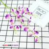 5 garfo flor artificial dançando orquídea amarelo flor falsa cross-border phalaenopsis bouquet casamento decoração decoração ornamentos orquídea dançante