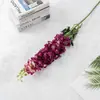 Flor de Seda de Flores de Volante Grande de Haste Única Flor Artificial Arranjo Floral Estilo Chinês Novo para Cerca de Jardim Adereços de Fotografia Decoração