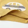 Suéter Pulóver de Dibujos Animados de Coche para Bebés Niños y Niñas, Camiseta de Punto Redonda para Bebé, Suave Top de Manga Larga para Niños Pequeños