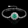 2025 Nuevo Zhuangshengsheng Joyería Europea y Americana Retro Piedra Preciosa de Color Corte Rosa Simulada Pulsera Adornos para la Mano Piedra Principal 10mm