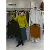 Solo Hogar VI+2026 Otoño/Invierno Estilo Coreano Sencillo Versátil Adelgazante Cuello Alto de Punto de Botones Cardigan para Mujer 99850