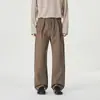 Pantalones Casuales Nuevos Primavera y Otoño Sueltos Rectos Largos Modernos para el Trabajo Caída Estilo Old Money Pantalones de Hombre Venta al por Mayor