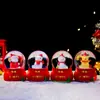 Calcetín de Navidad de producto nuevo transfronterizo, mini bola de agua, adorno de bola de cristal brillante para regalo de Navidad